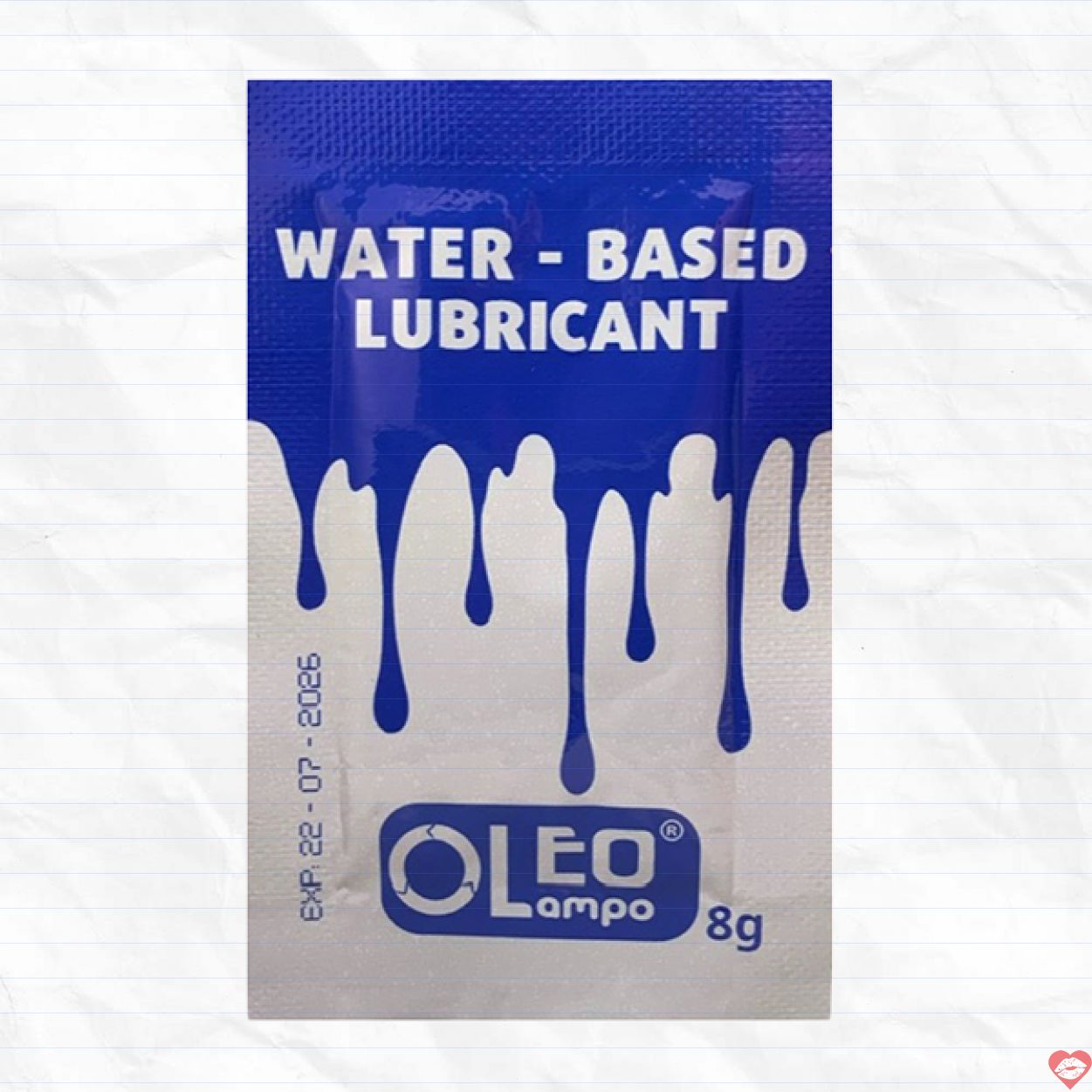 Gel bôi trơn Oleo Lampo 8g tiện lợi mềm mượt tăng hưng phấn 