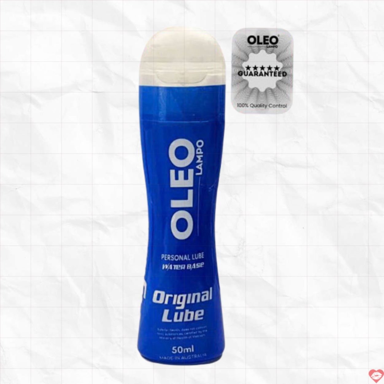 Gel bôi trơn gốc nước Oleo Lampo 50ml tăng khoái cảm an toàn 