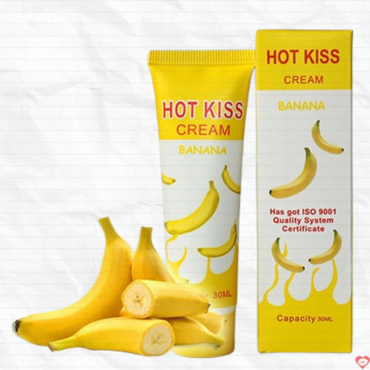 Kem bôi trơn HotKiss Chuối 30ml Tăng Khoái Cảm Mềm Mượt 