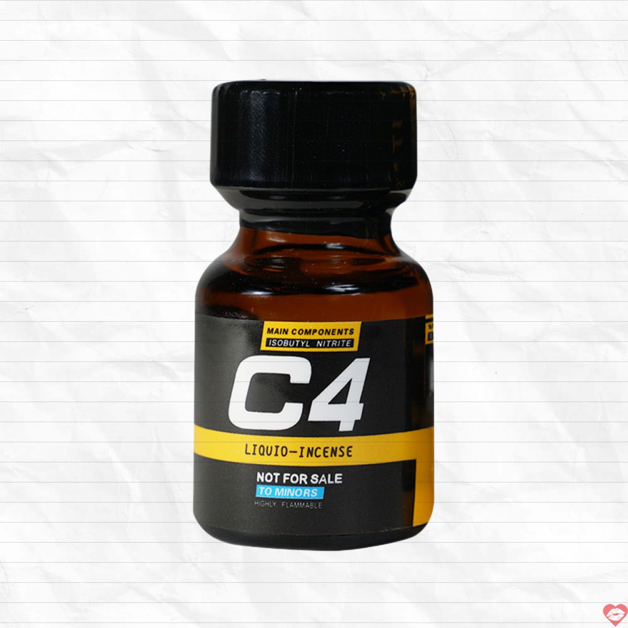 Chai hít Popper PWD USA C4 Black Yellow 10ml Tăng khoái cảm
 