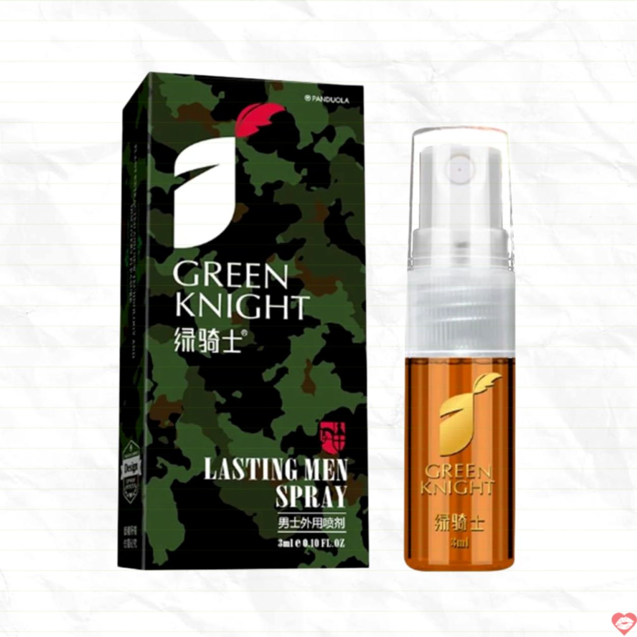Chai xịt Green Knight 3ml tăng cường thời gian quan hệ 