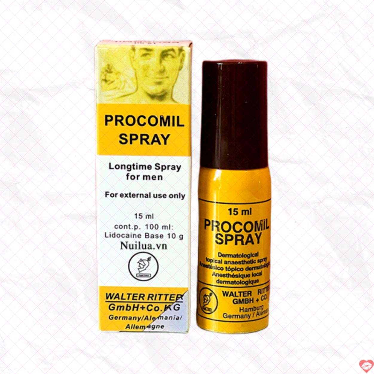 Procomil Spray 15ml giữ lâu bền bỉ tăng khoái cảm quan hệ 
