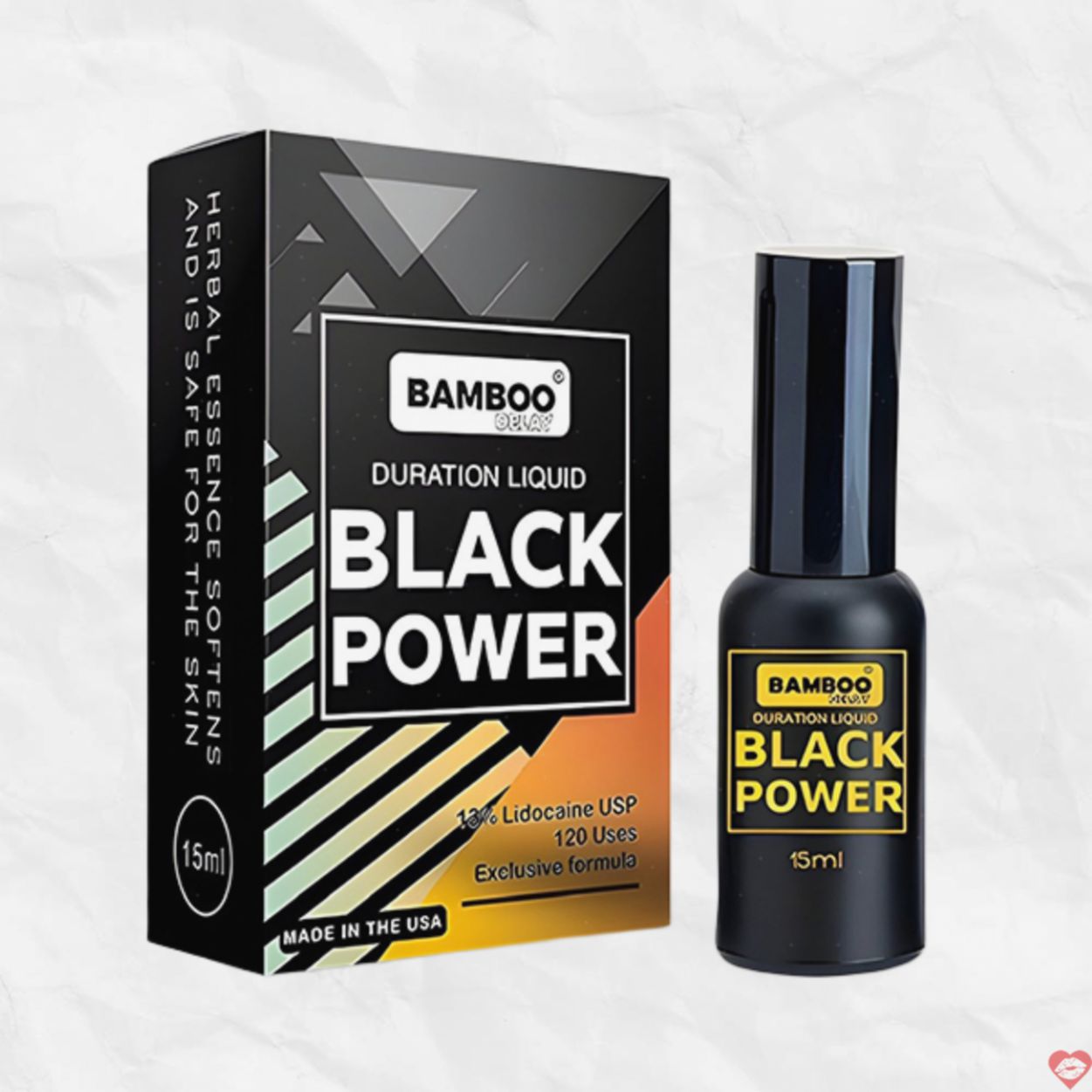 Xịt Chống Xuất Tinh Sớm Bamboo Black Power 15ml Chính Hãng Mỹ 