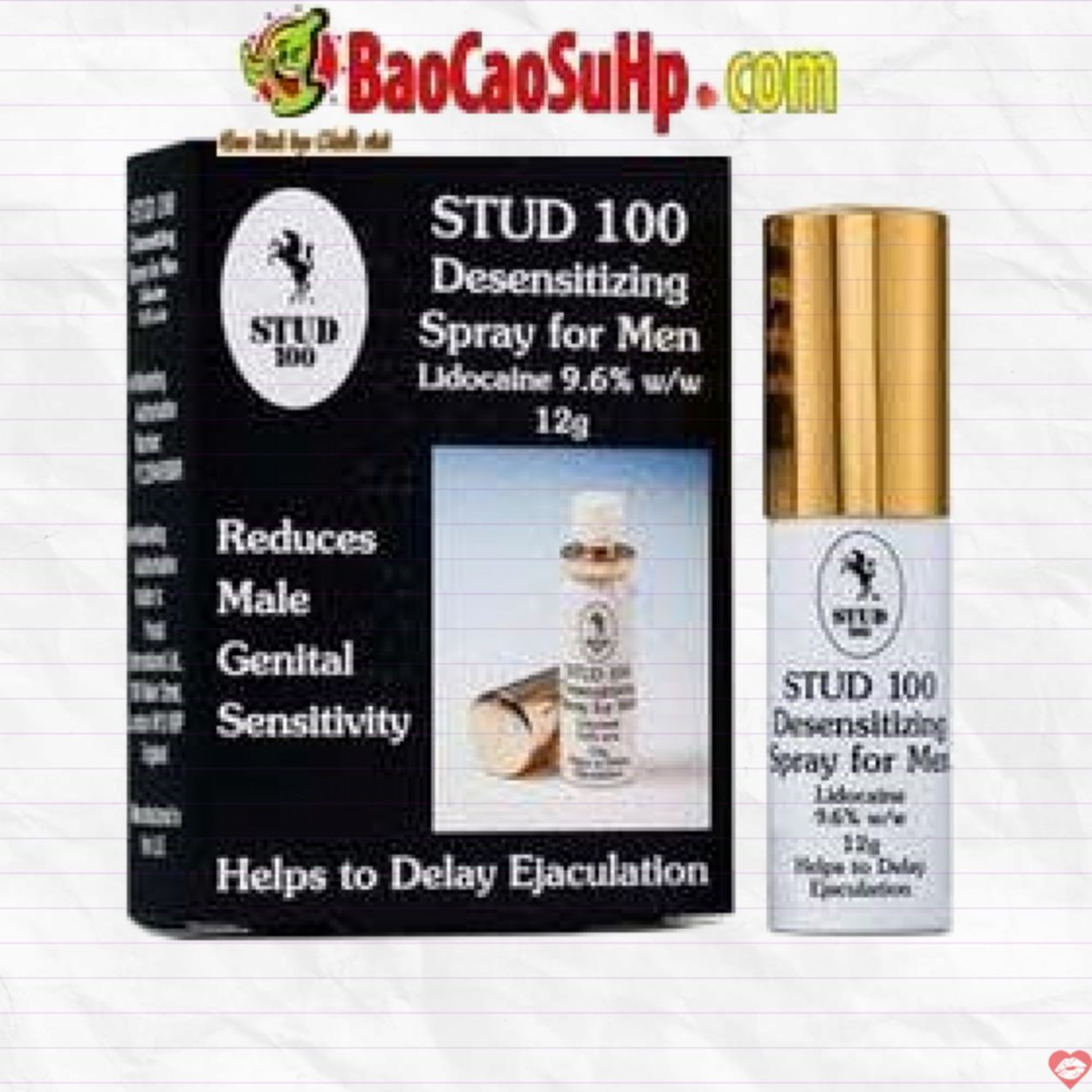 Stud 100 UK Nắp Vàng Chính Hãng Tăng Cường Sinh Lý Nam 