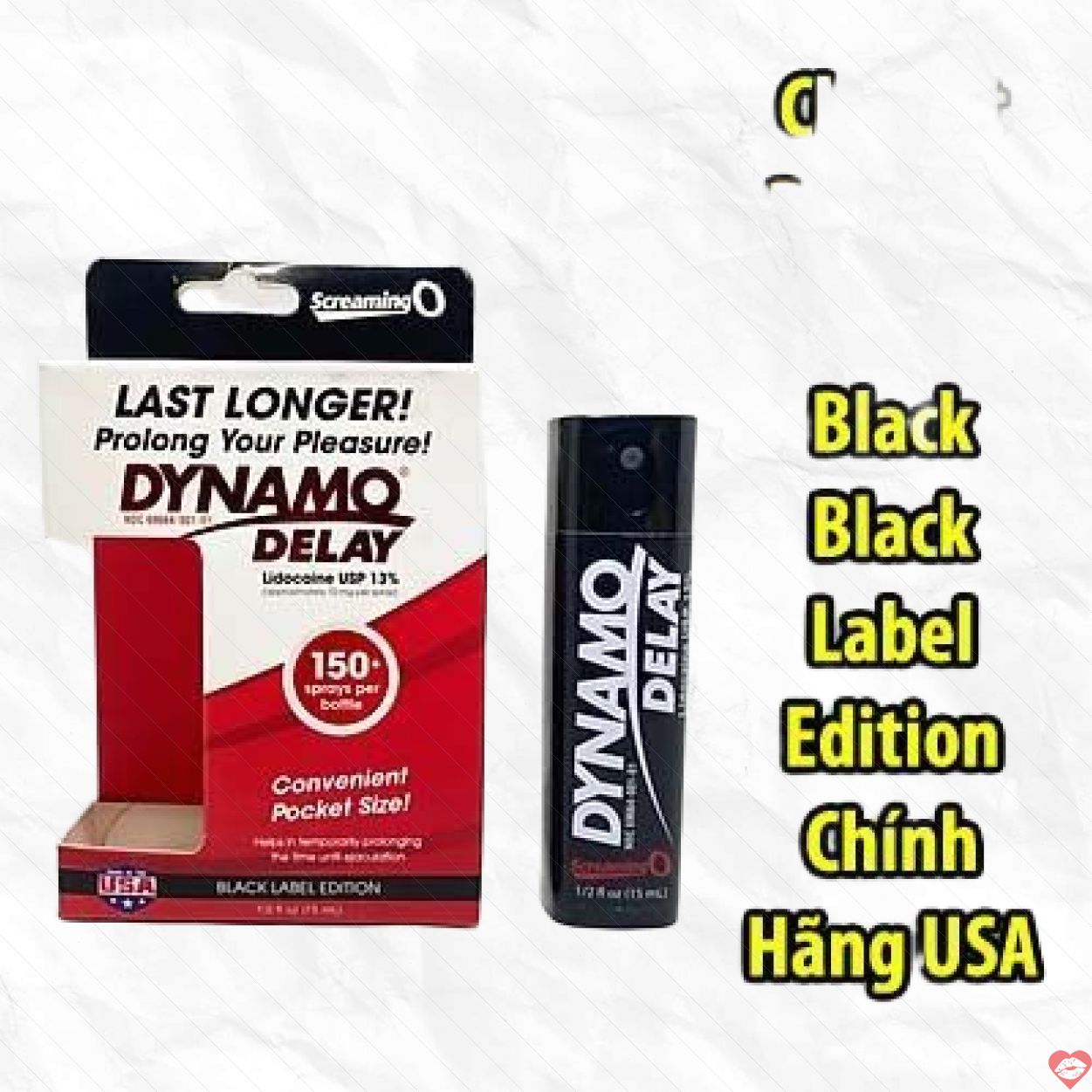 Dynamo Delay Black Label Xịt Kéo Dài USA Chính Hãng 