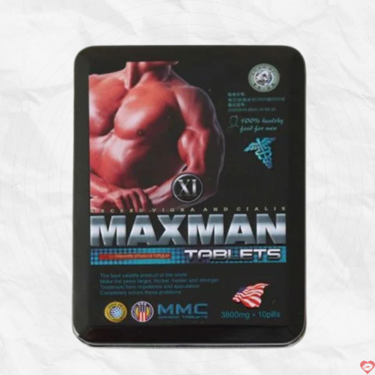 Maxman tăng cường sinh lý nam mạnh mẽ hộp 10 viên chính hãng 