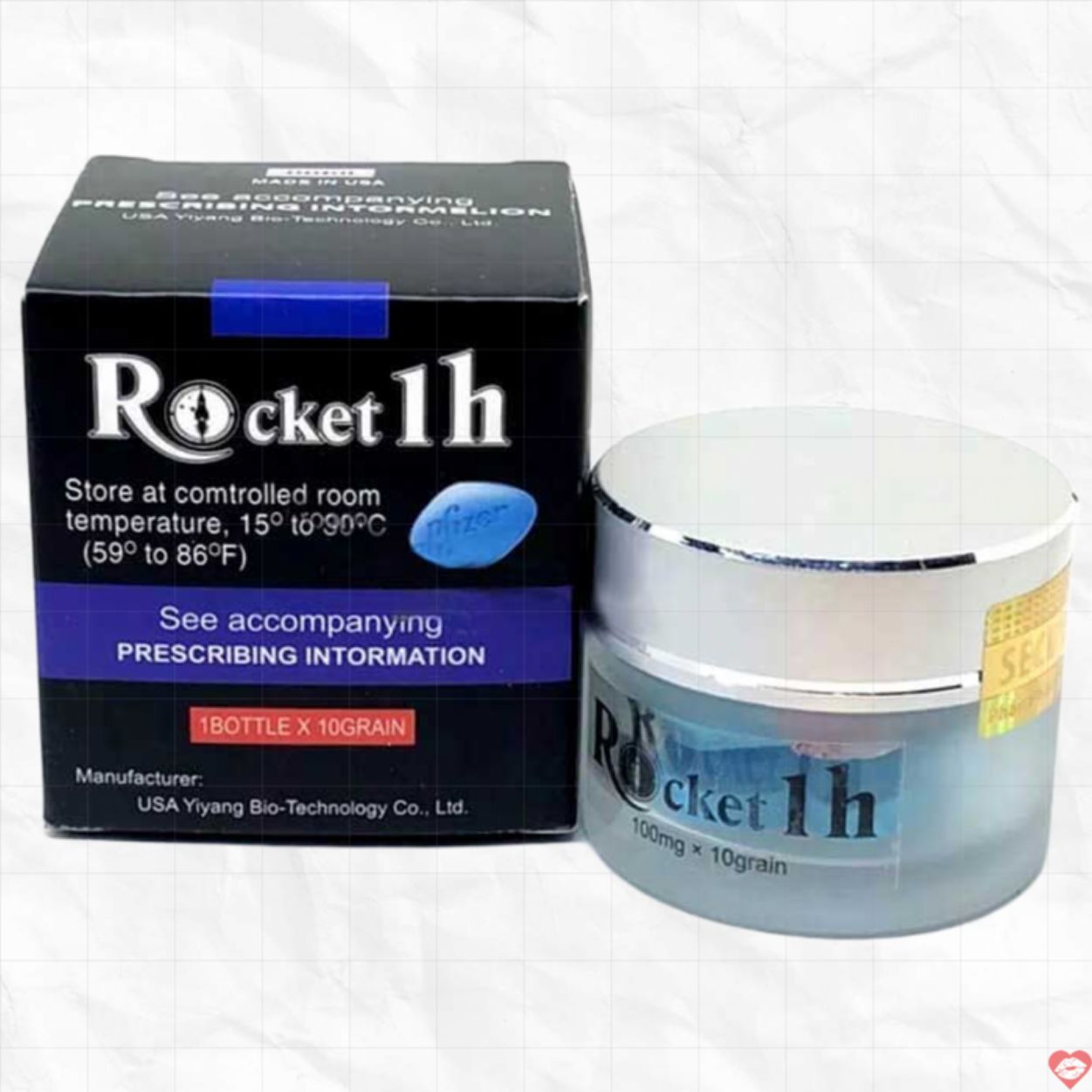 Viên uống Rocket 1h 10 viên Mỹ tăng cường sinh lý nam chính hãng 
