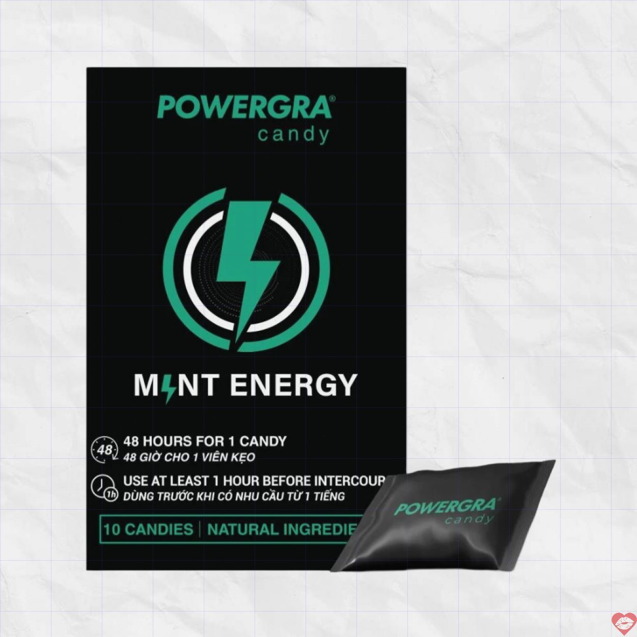 Powergra Mint Energy kẹo bạc hà sảng khoái tăng lực mua ngay 