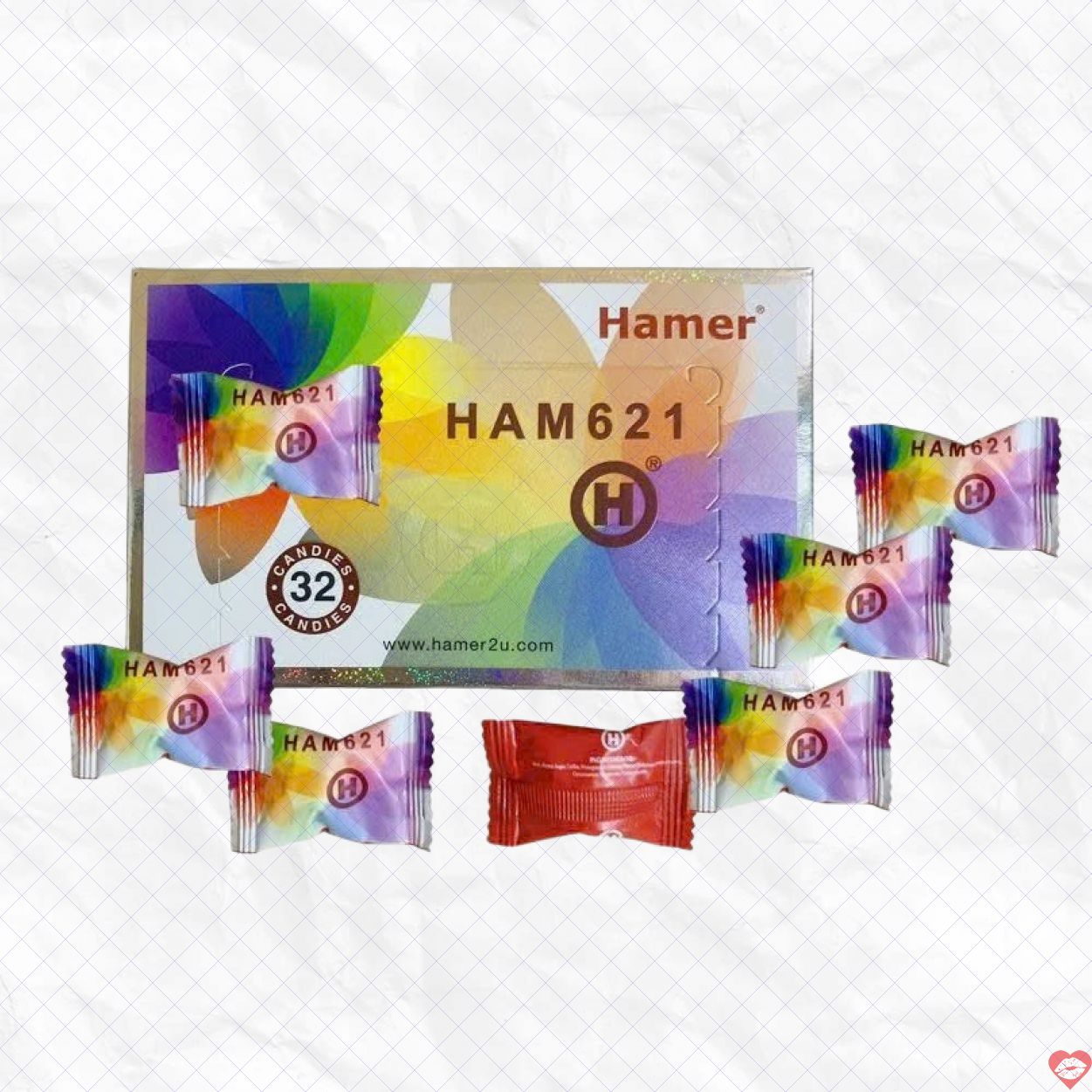 Kẹo Hamer 7 Màu HAM621 Hương Trái Cây Tự Nhiên Giá Tốt 