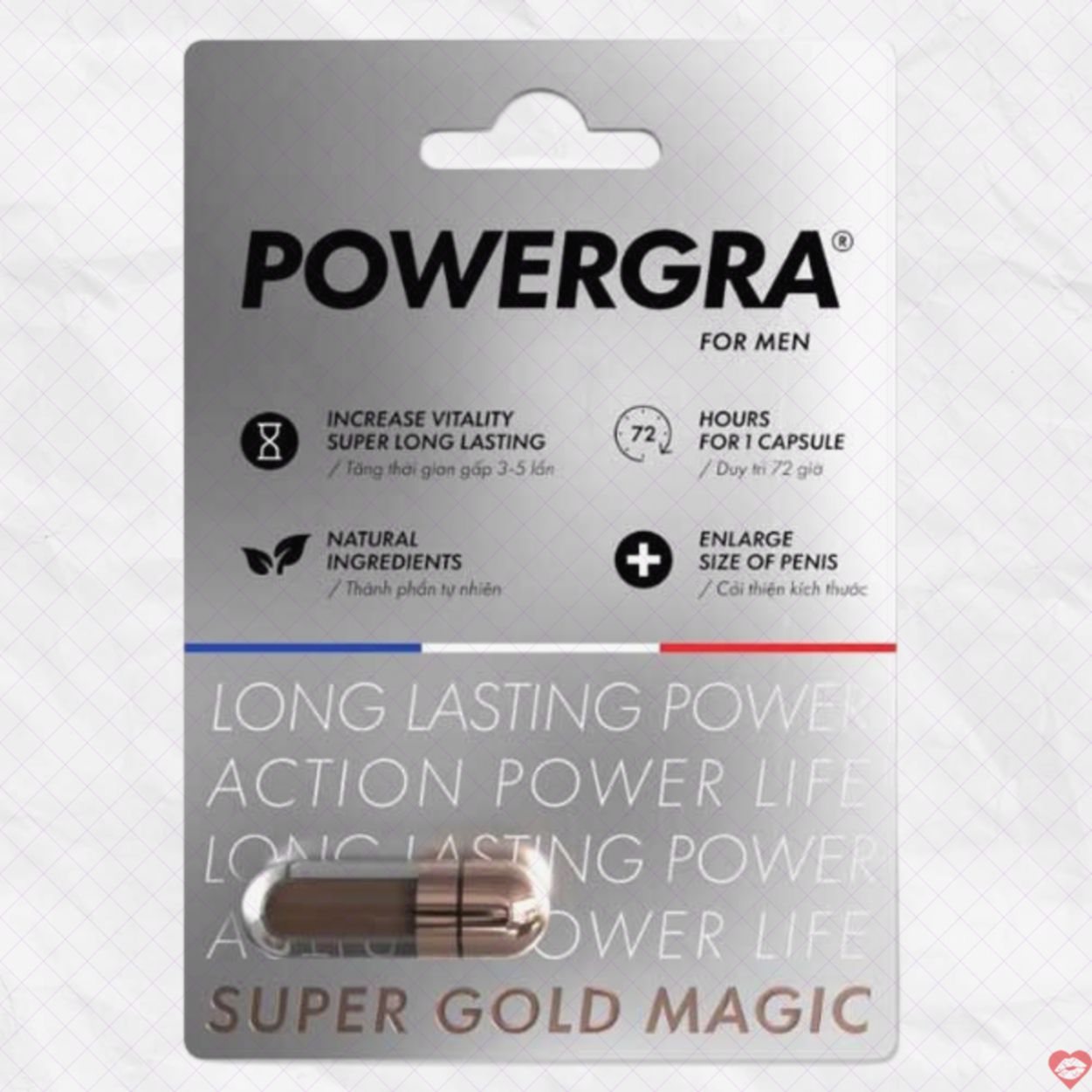 Powergra For Men Tăng Kích Thước Kéo Dài Thời Gian Quan Hệ 