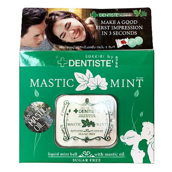 Kẹo Ngậm B.J Mastic Mint  Bạc Hà Mát Lạnh – hàng Thái Lan