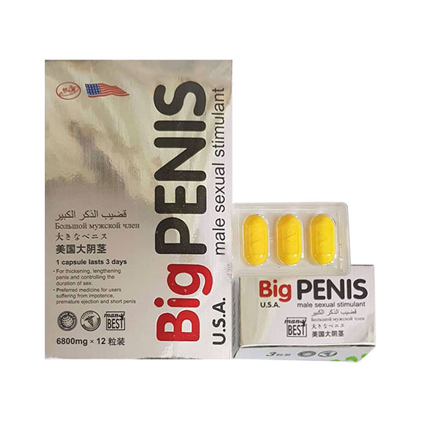Thuốc Cường Dương Big Pennis – Kéo Dài Thời Gian Hỗ Trợ Cương Cứng