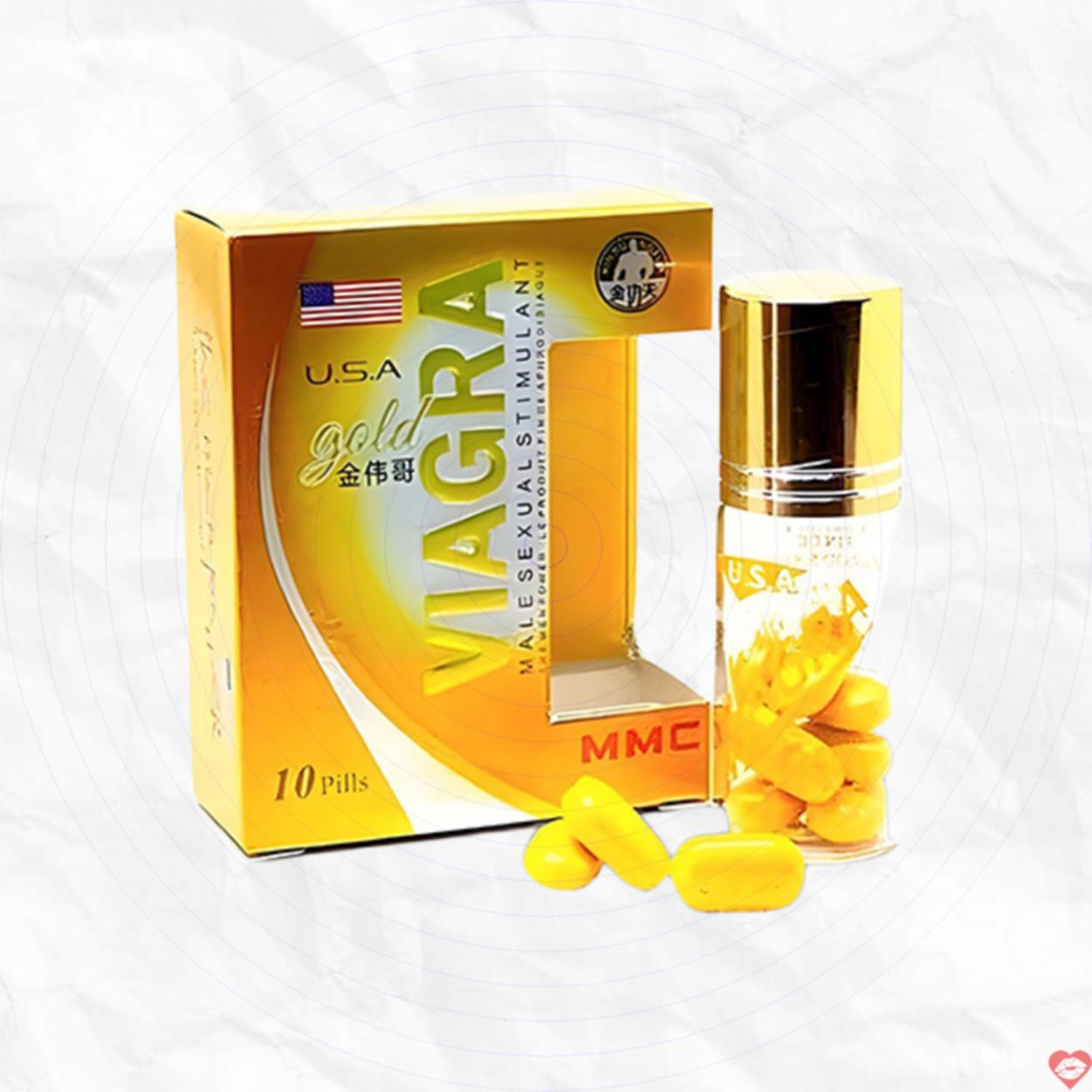 Viagra Gold 10 viên thuốc cường dương mạnh mẽ kéo dài 