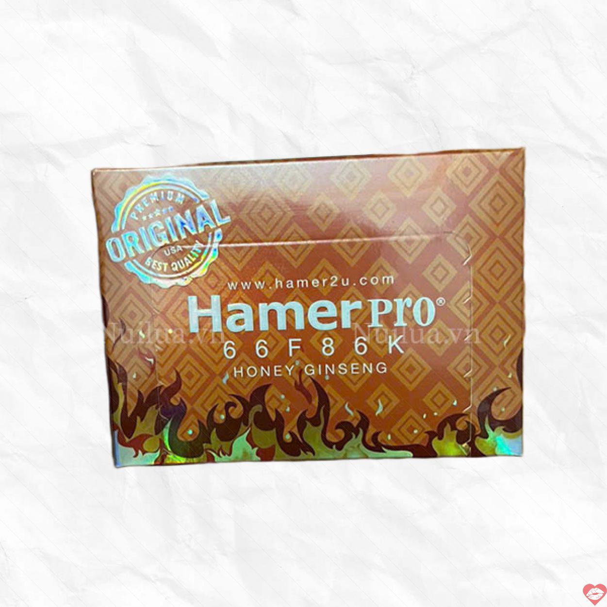 Kẹo ngậm HAMER PRO 66F86K mật ong thơm ngọt giảm ho nhanh 