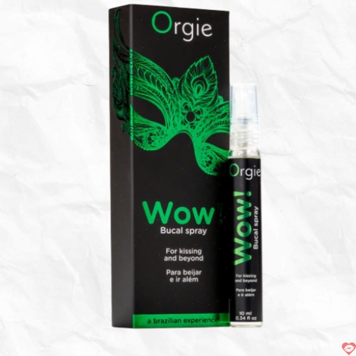 Xịt thơm miệng Orgie Wow khử trùng sạch hôn & blowjob 