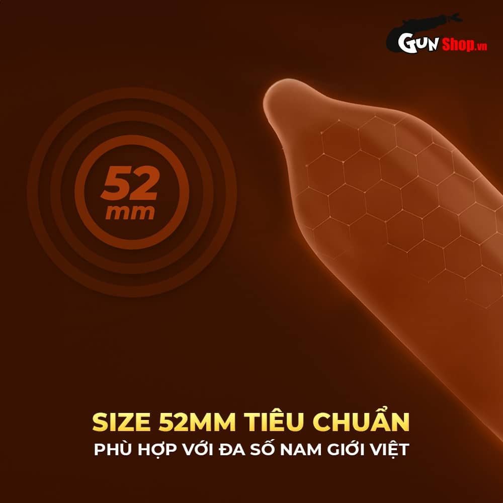Bao cao su Shell Perky Prolong - Siêu mỏng kéo dài thời gian hương cà phê - Hộp 10 cái