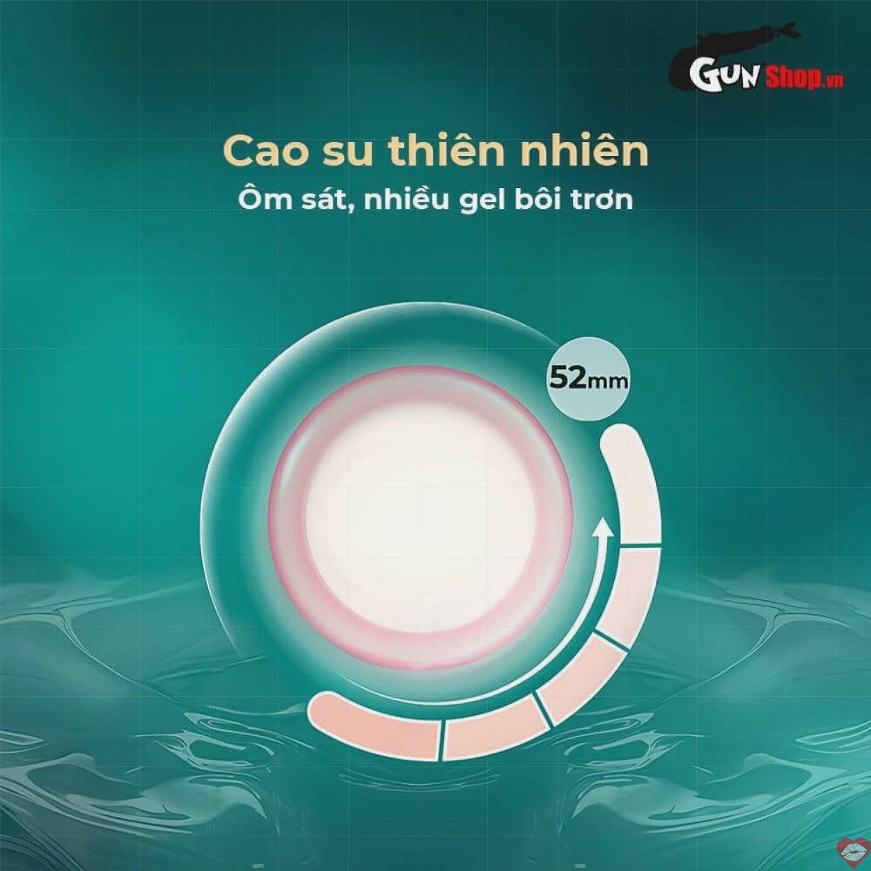 Bao cao su Shell Dino Spino 2 vòng gai bi nổi lớn kích thích mạnh 
