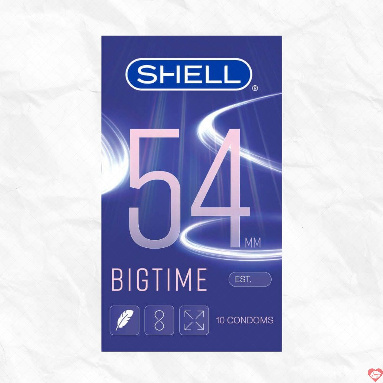Shell Bigtime 54mm siêu mỏng chống tuột kéo dài thời gian hộp 10 