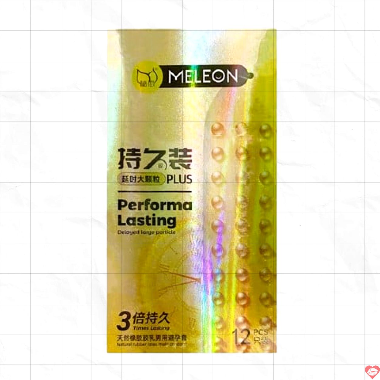Bao cao su Meleon Lasting 3X hạt lớn kéo dài thời gian rất tốt 