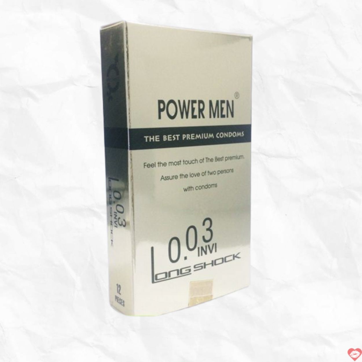 Bao cao su siêu mỏng Power Men 0.03 Invi chống xuất tinh sớm siêu nhạy 