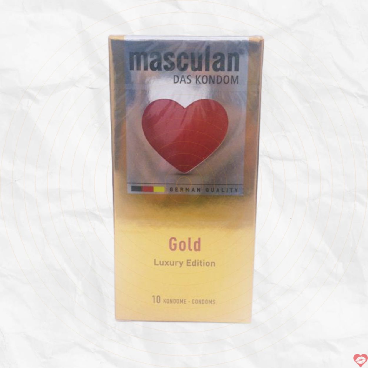 Bao cao su hương vani Masculan Gold Đức chất lượng cao, mềm mịn 