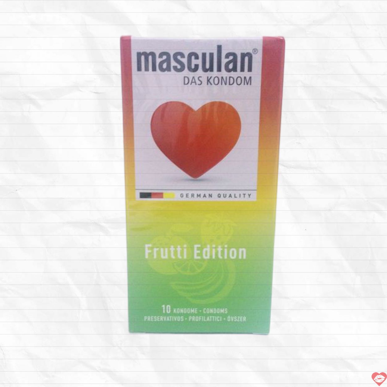 Bao cao su Masculan Frutti hương trái cây kích thích đam mê 