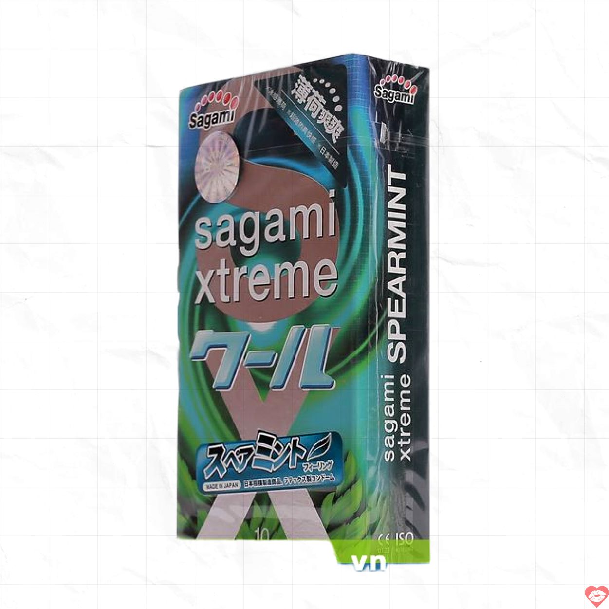 Bao cao su Sagami Xtreme bạc hà mát lạnh thoải mái an toàn 