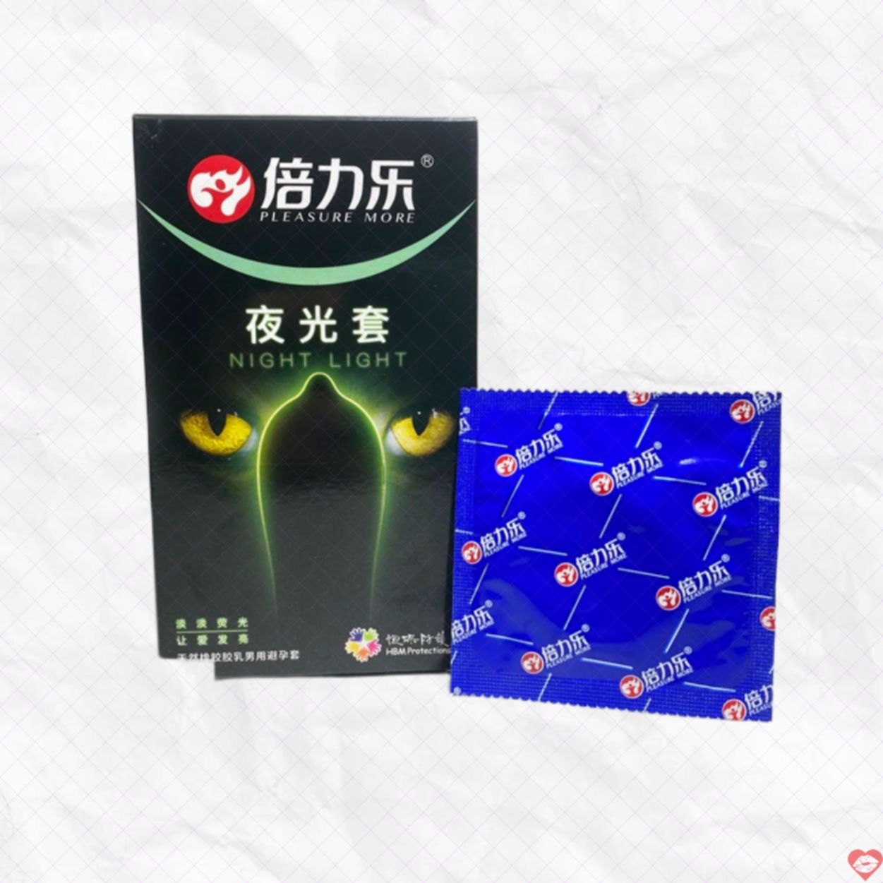 Bao cao su phát sáng HBM Night Light an toàn chất lượng tốt 