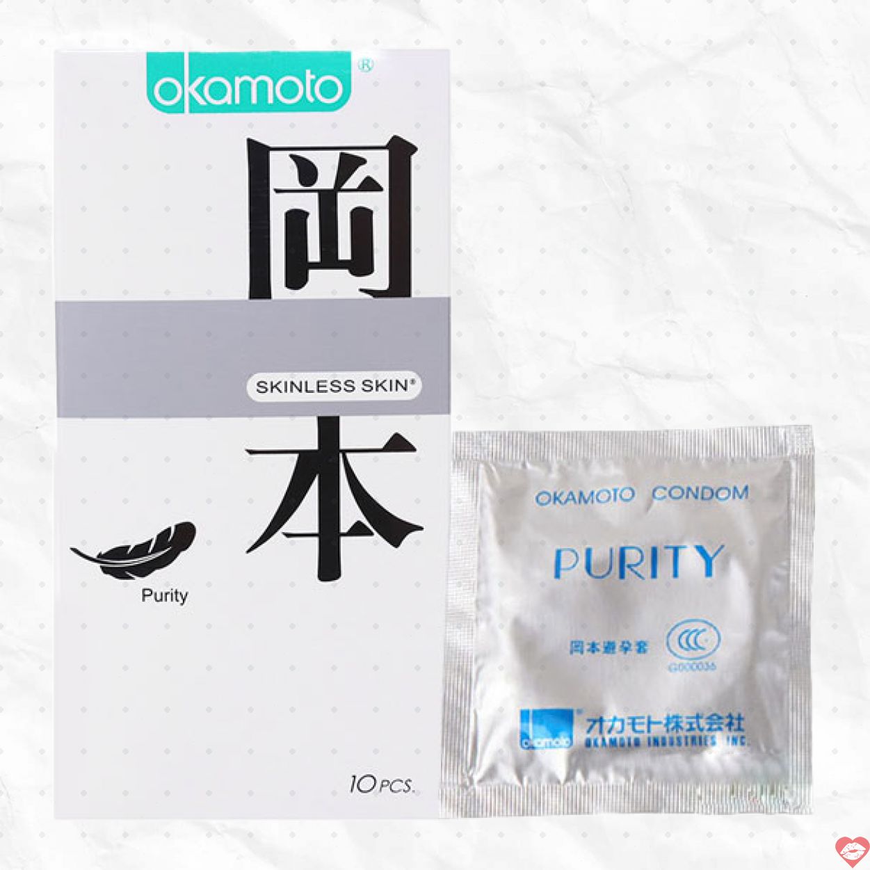 Bao cao su Okamoto Skinless Skin Purity 10 cái cho cảm giác chân thật 