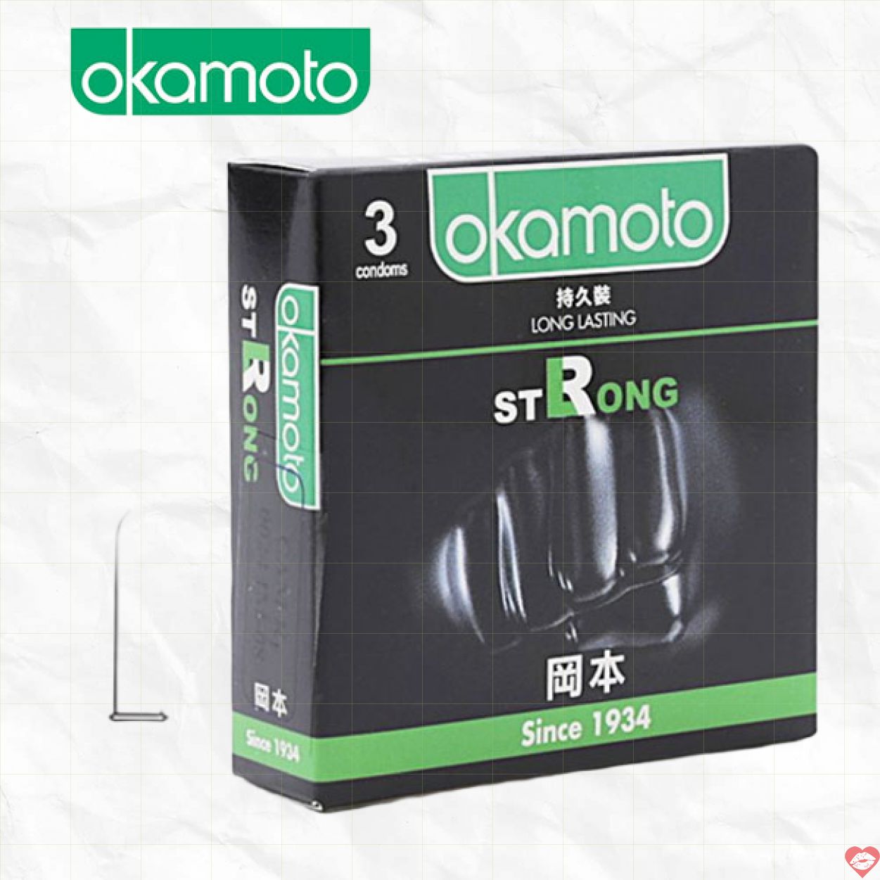 Okamoto Strong Bao cao su kéo dài thời gian siêu bền an toàn 
