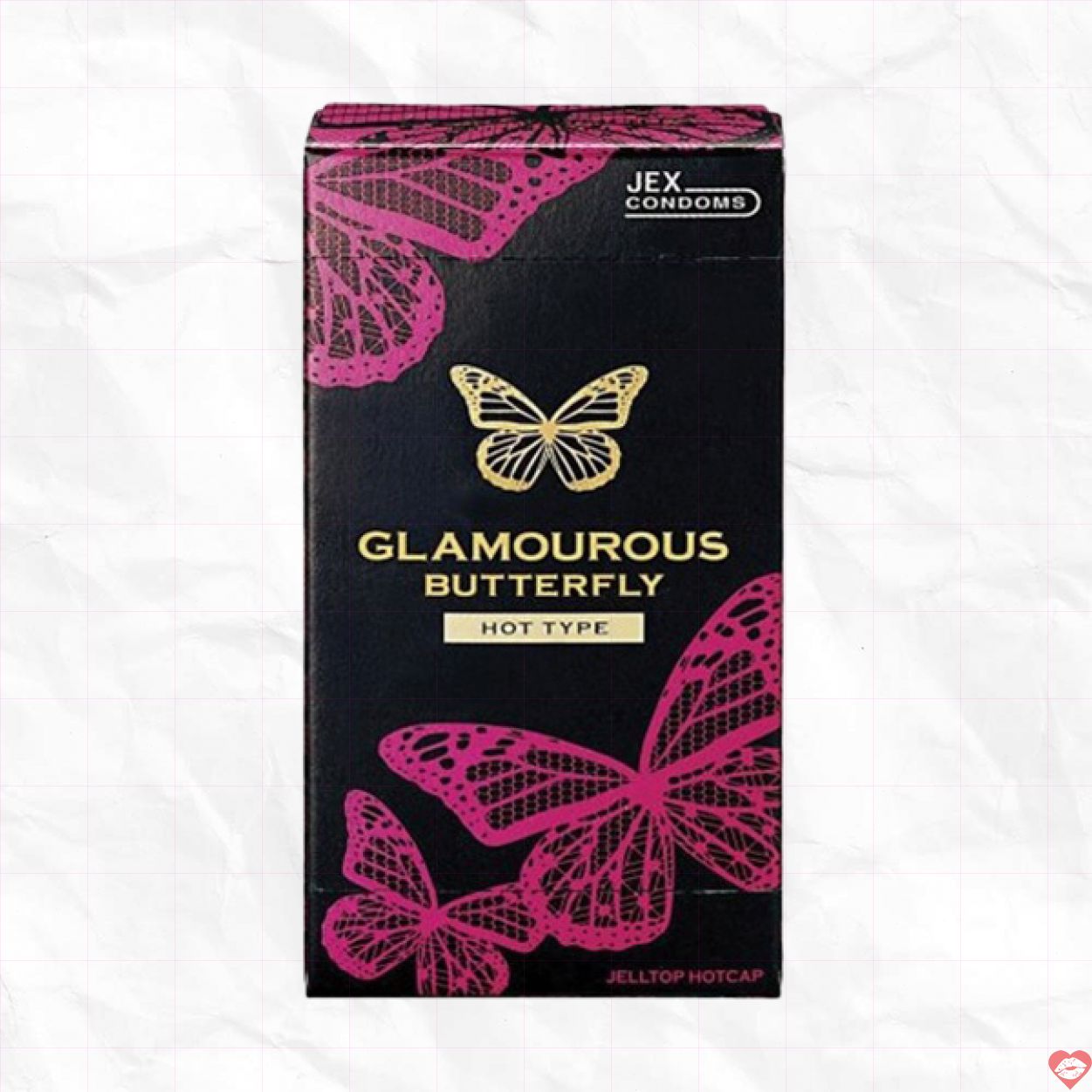 Bao cao su Jex Glamourous Butterfly Hot 12 cái kích thích mạnh mẽ 