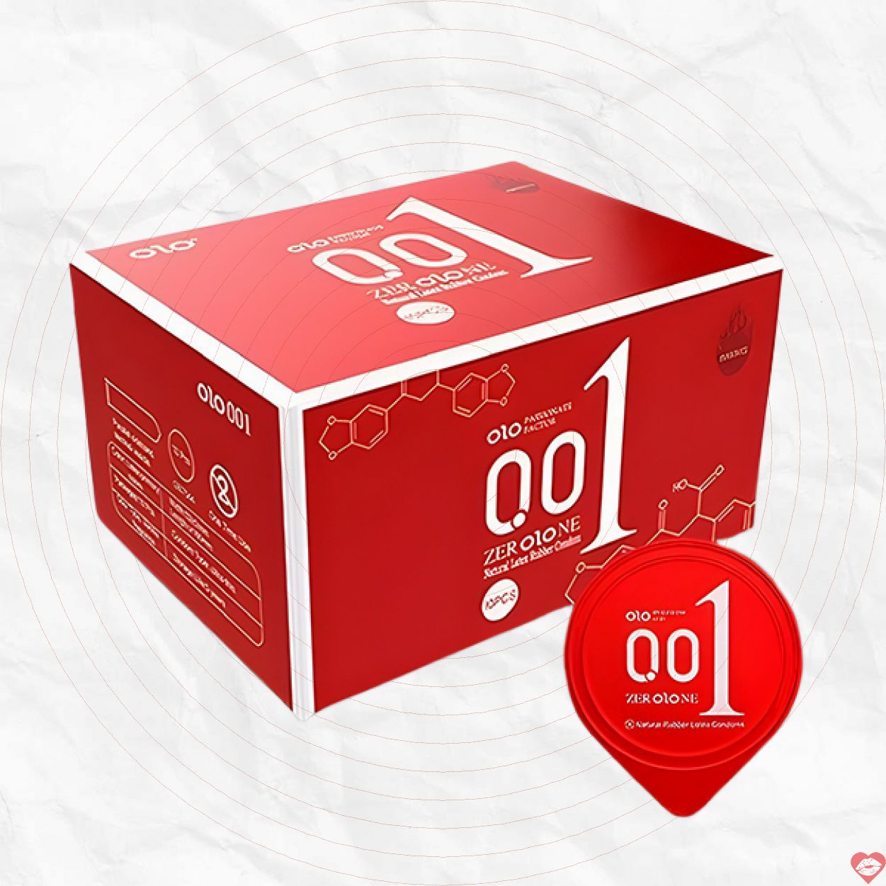 Bao cao su Olo siêu mỏng 0.01 gel nóng ấm tăng khoái cảm 