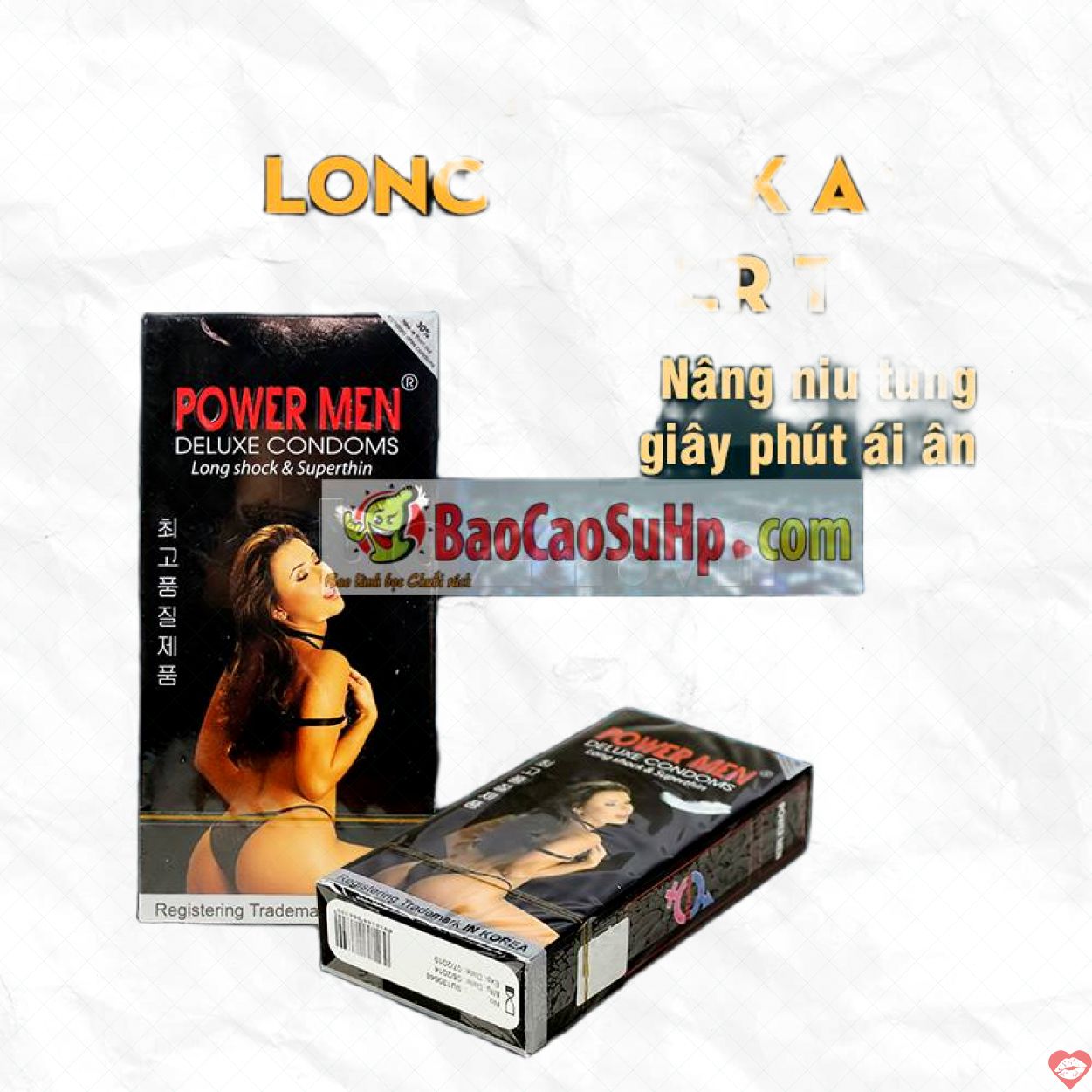 Bao cao su Power Men siêu mỏng an toàn thoải mái giá tốt 