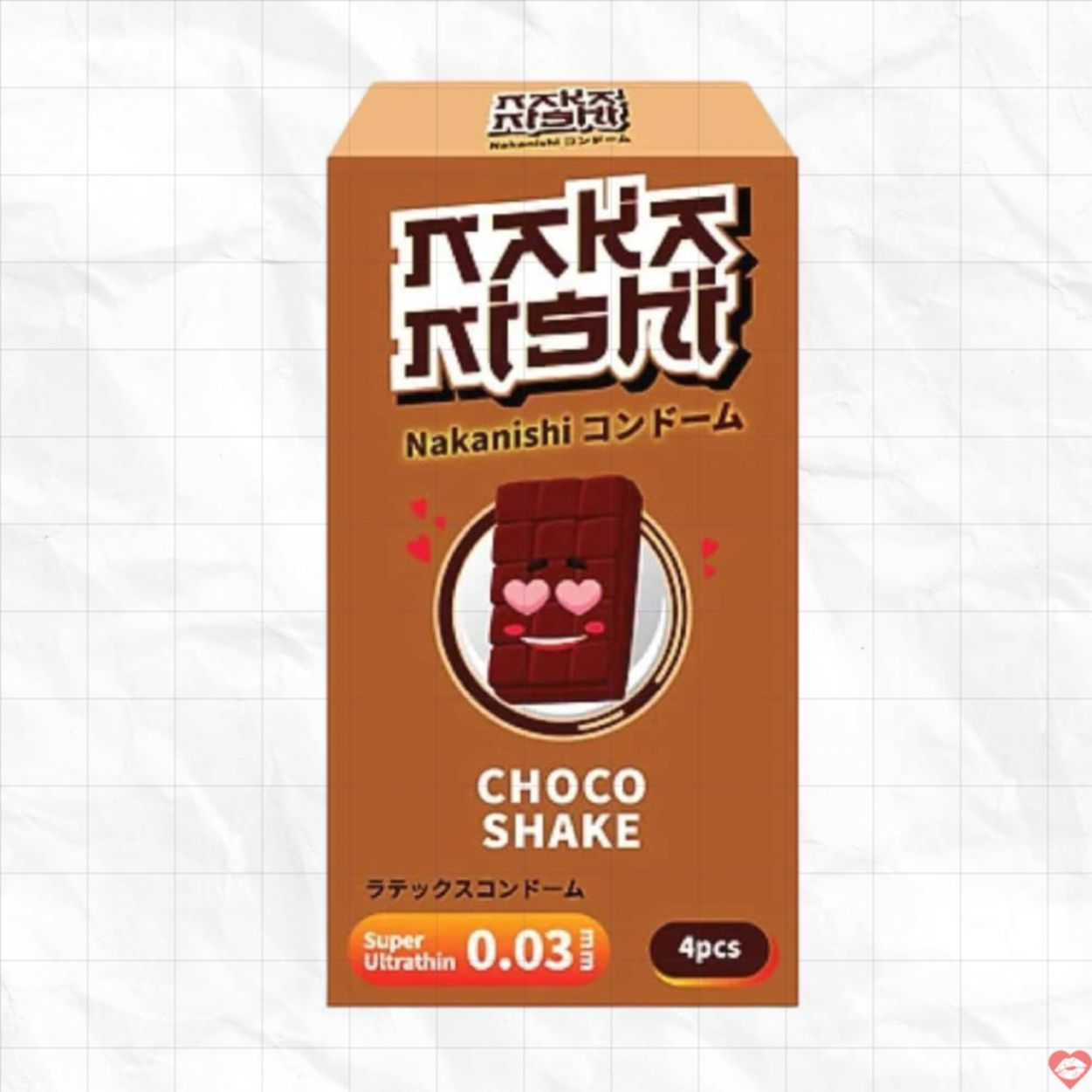 Bao cao su Nakanishi mỏng 0.03mm hương chocolate an toàn 