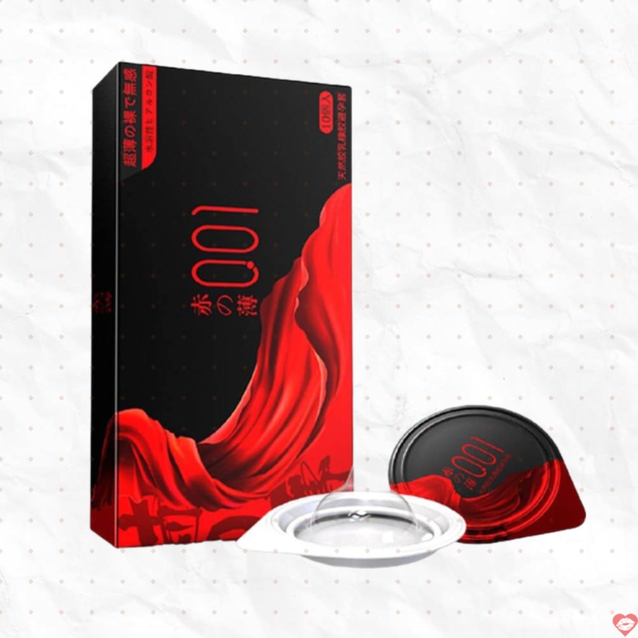 Bao cao su OLO siêu mỏng 0.01 đỏ đen nóng ấm hộp 10 