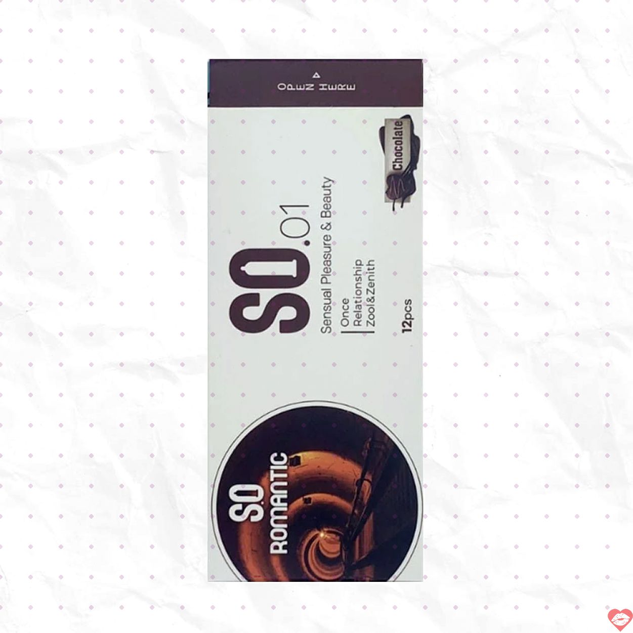 Bao cao su SO Romantic mỏng thơm chocolate hộp 12 siêu mượt 
