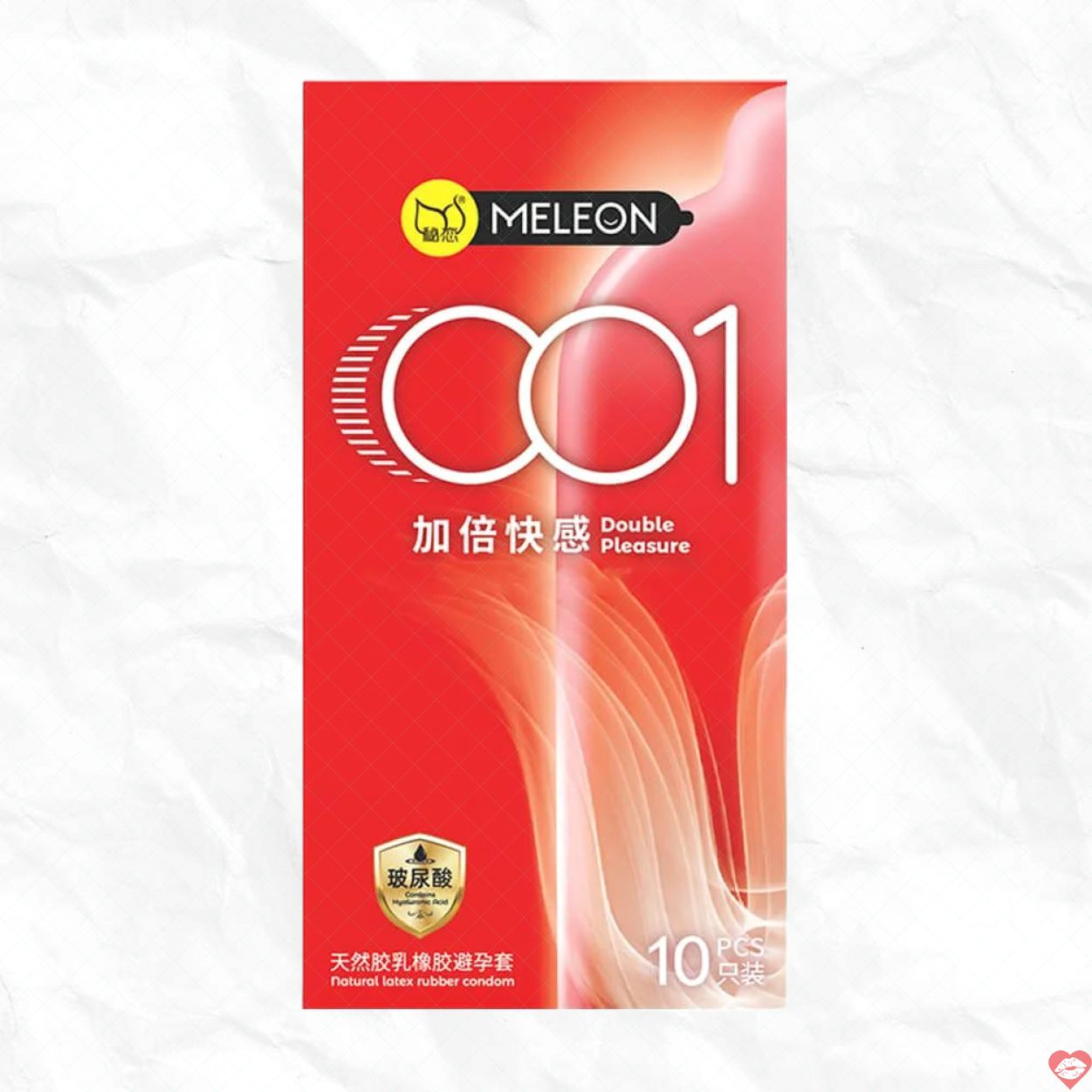 Bao cao su Meleon 001 siêu mỏng gel bôi trơn hộp 10 cái 