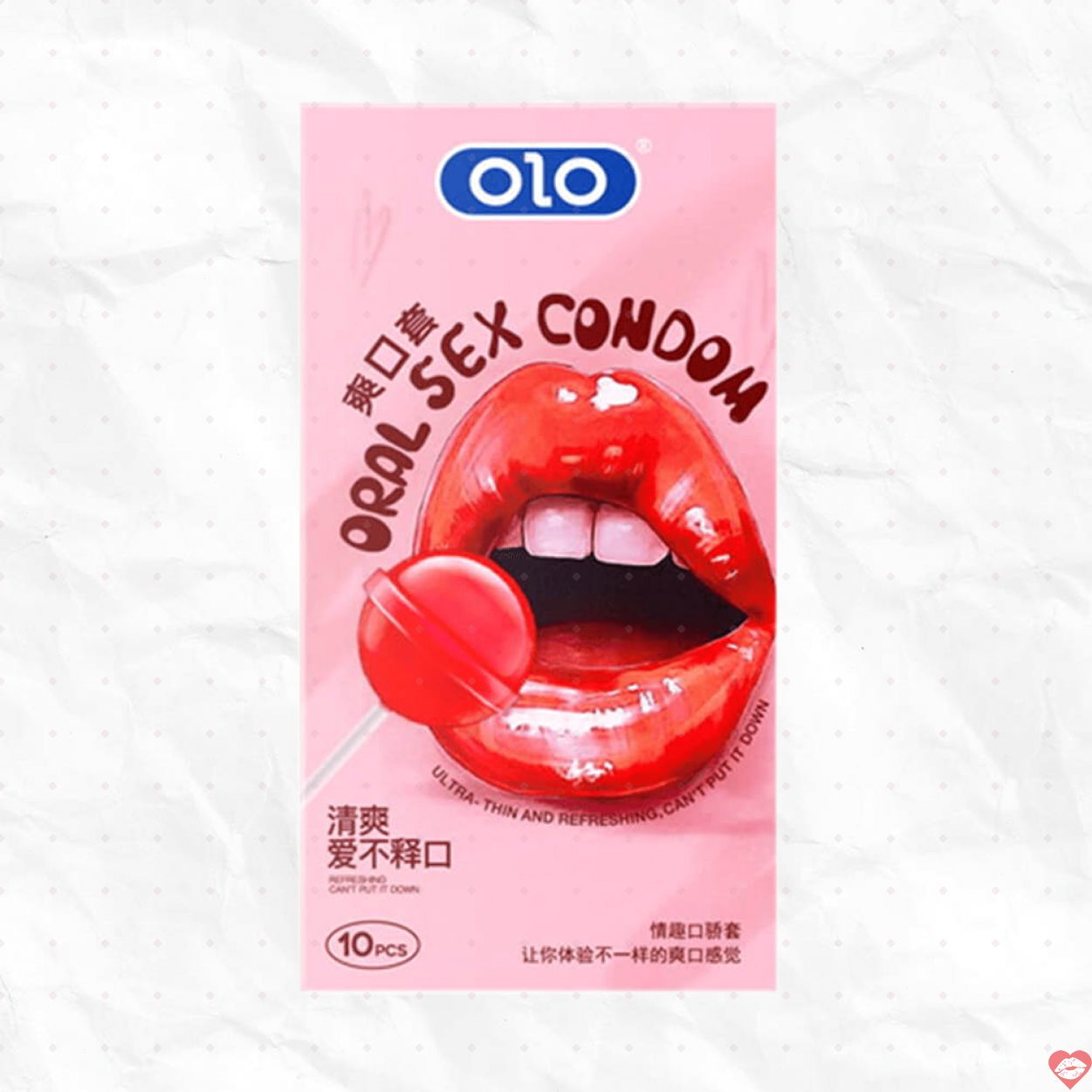 Bao cao su OLO Oral Sex siêu mỏng hộp 10 cái an toàn tuyệt đối 