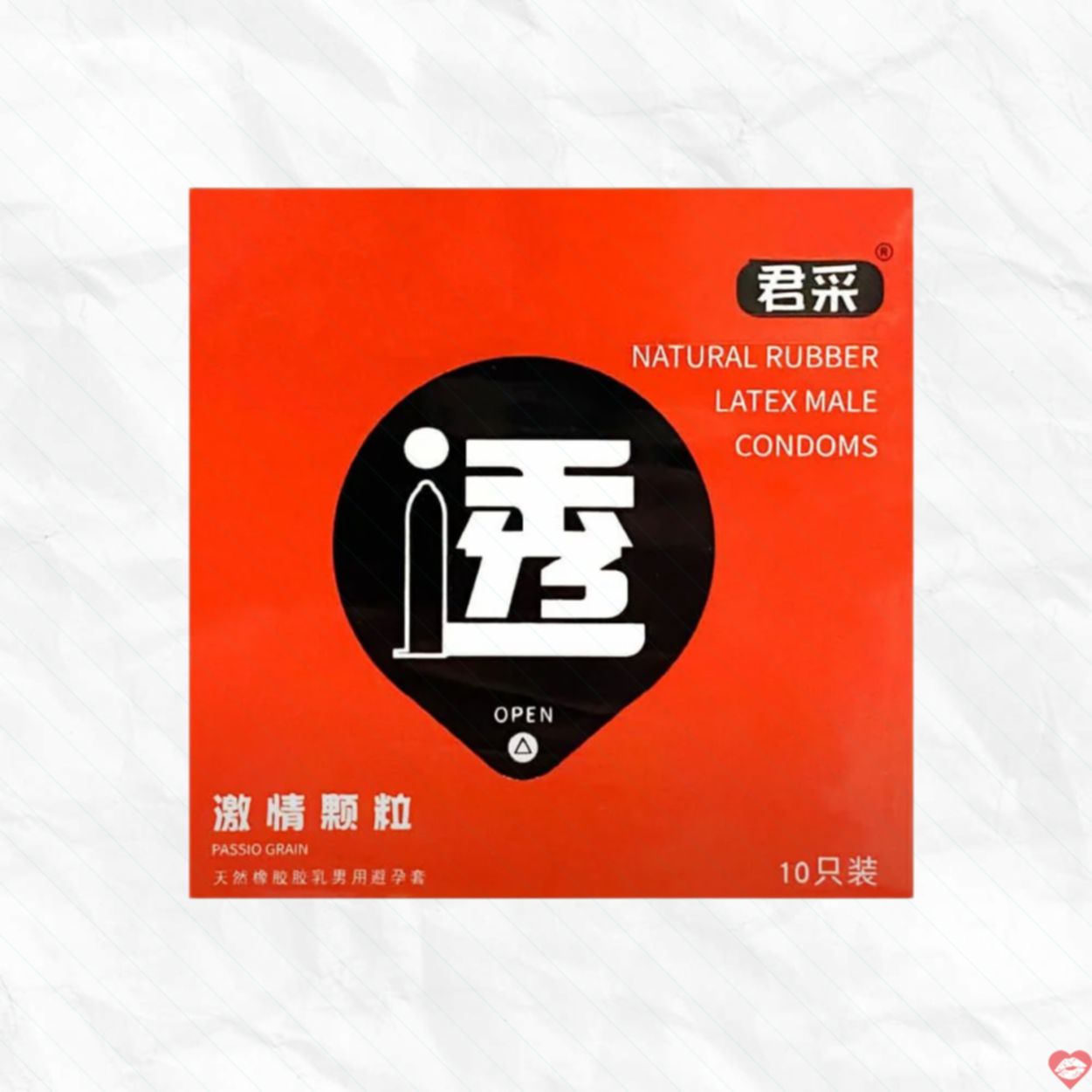 Bao Cao Su Juncai Passio Grain Hạt Nổi Kích Thích Siêu Mỏng 