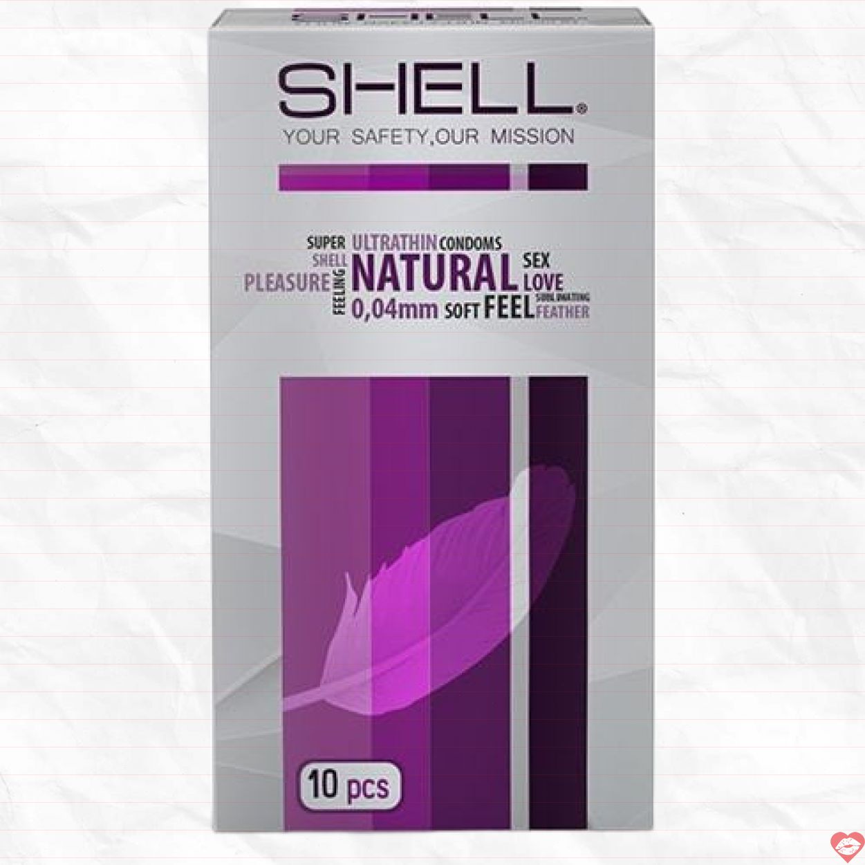 Bao Cao Su Shell SuperThin Siêu Mỏng - Hộp 10 Cái - Cảm Giác Thật 