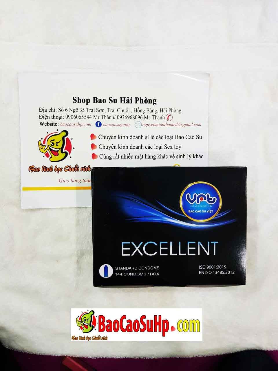 Bao cao su VRT EXCELLENT 144 cái giá rẻ dành cho khách sạn