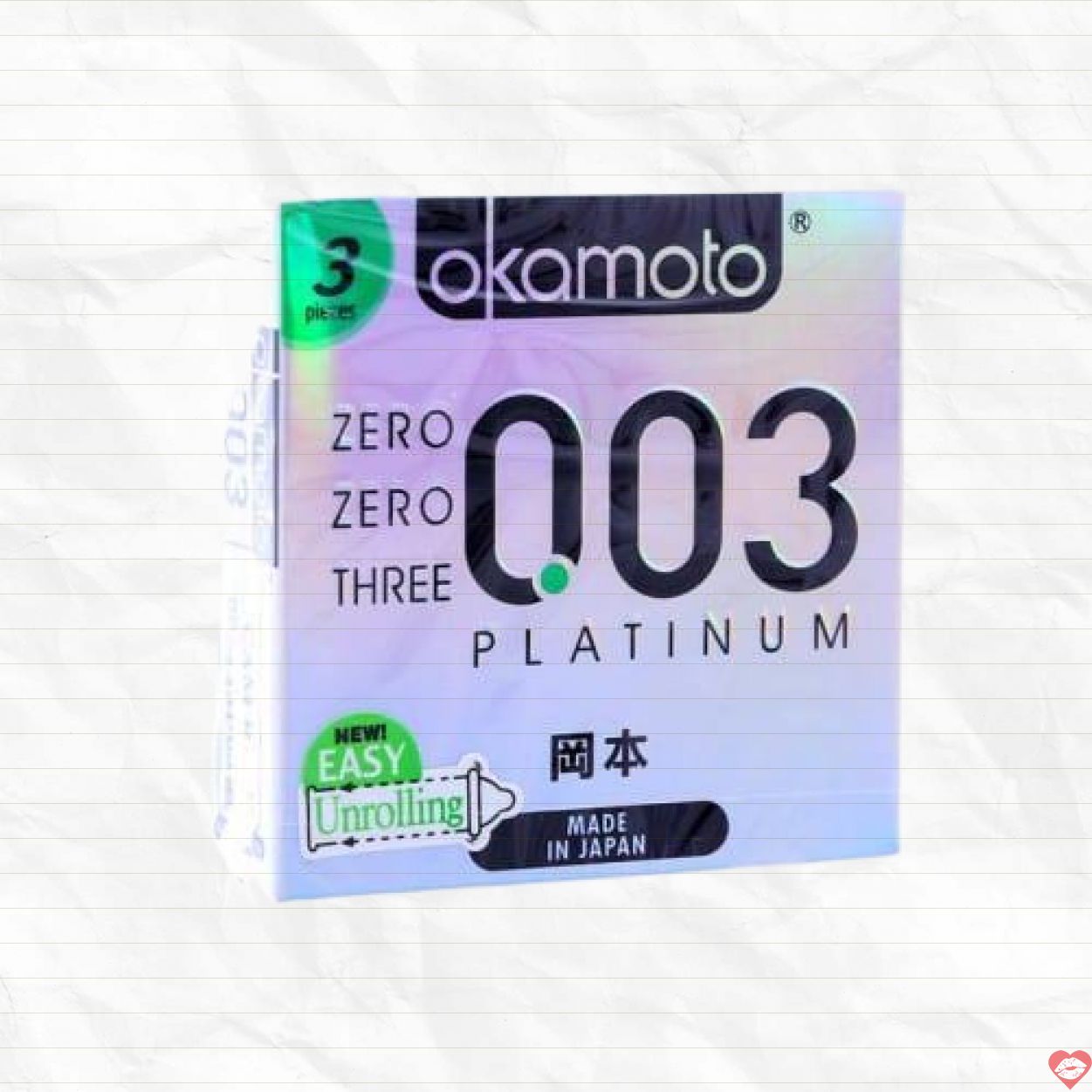 Okamoto Platinum 0.03 Nhật Siêu Mỏng Cao Cấp Bảo Vệ Tối Ưu 