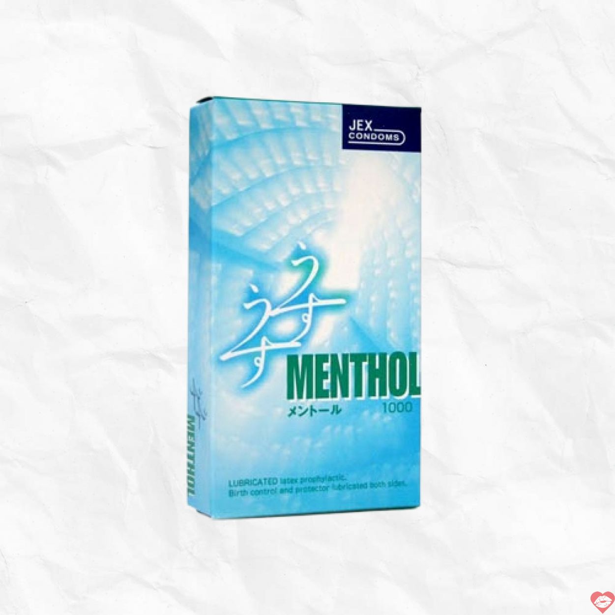 Bao cao su JEX UsuUsu Menthol mỏng nhẹ siêu trơn hộp 12 chiếc 