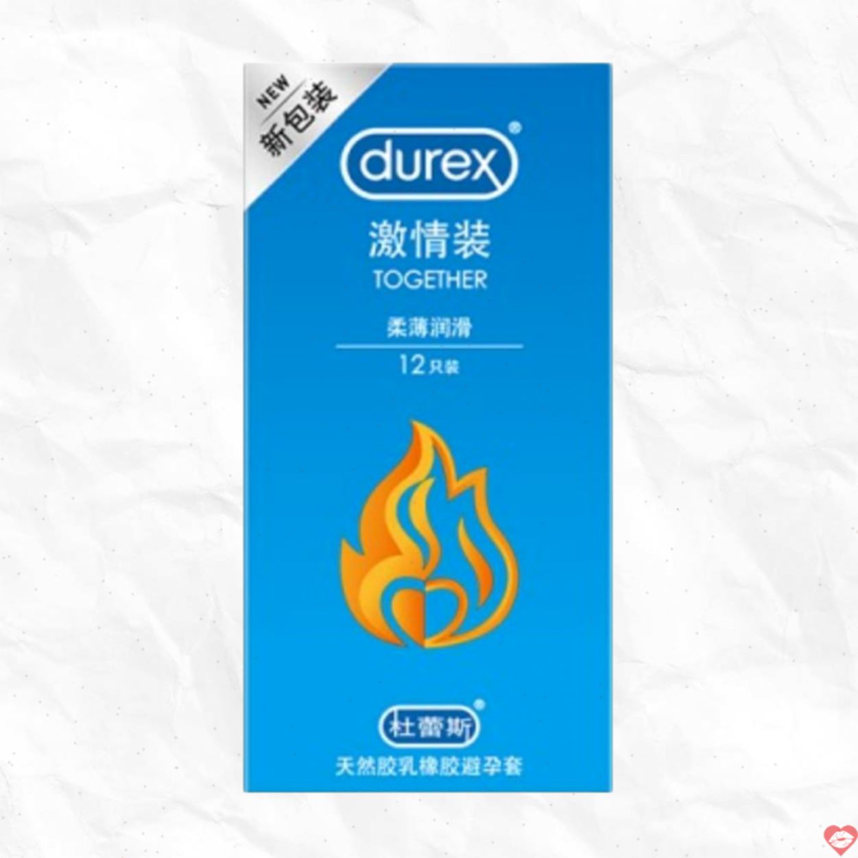 Bao Cao Su Durex Together Mềm Mịn Kích Thích Hộp 12 Cái 
