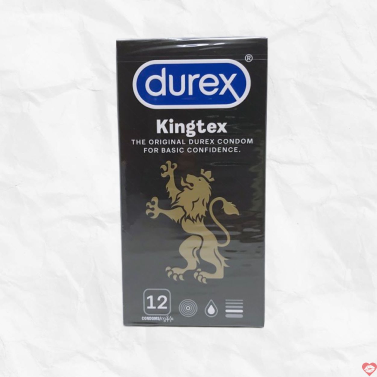 Bao cao su Durex Kingtex 49mm siêu mỏng an toàn kích thích 