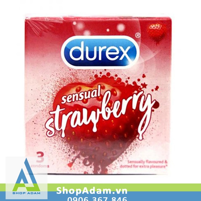 BCS hương dâu có gai Durex Strawberry