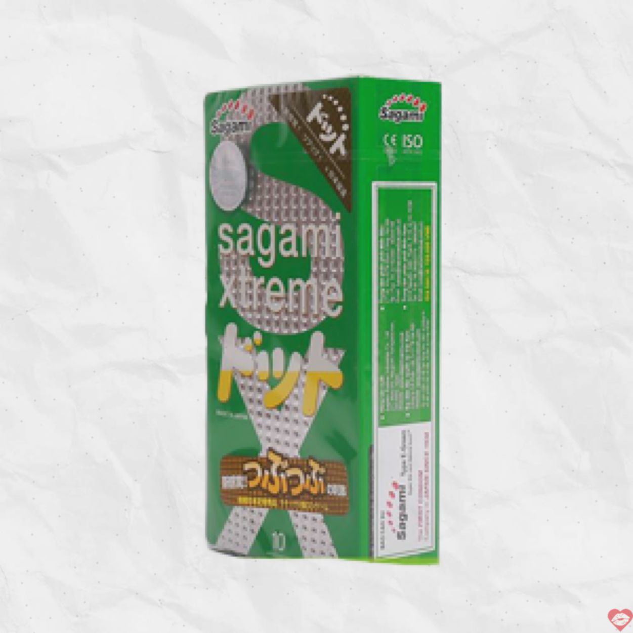 Bao cao su gai Sagami Xtreme Green kích thích mạnh mẽ 