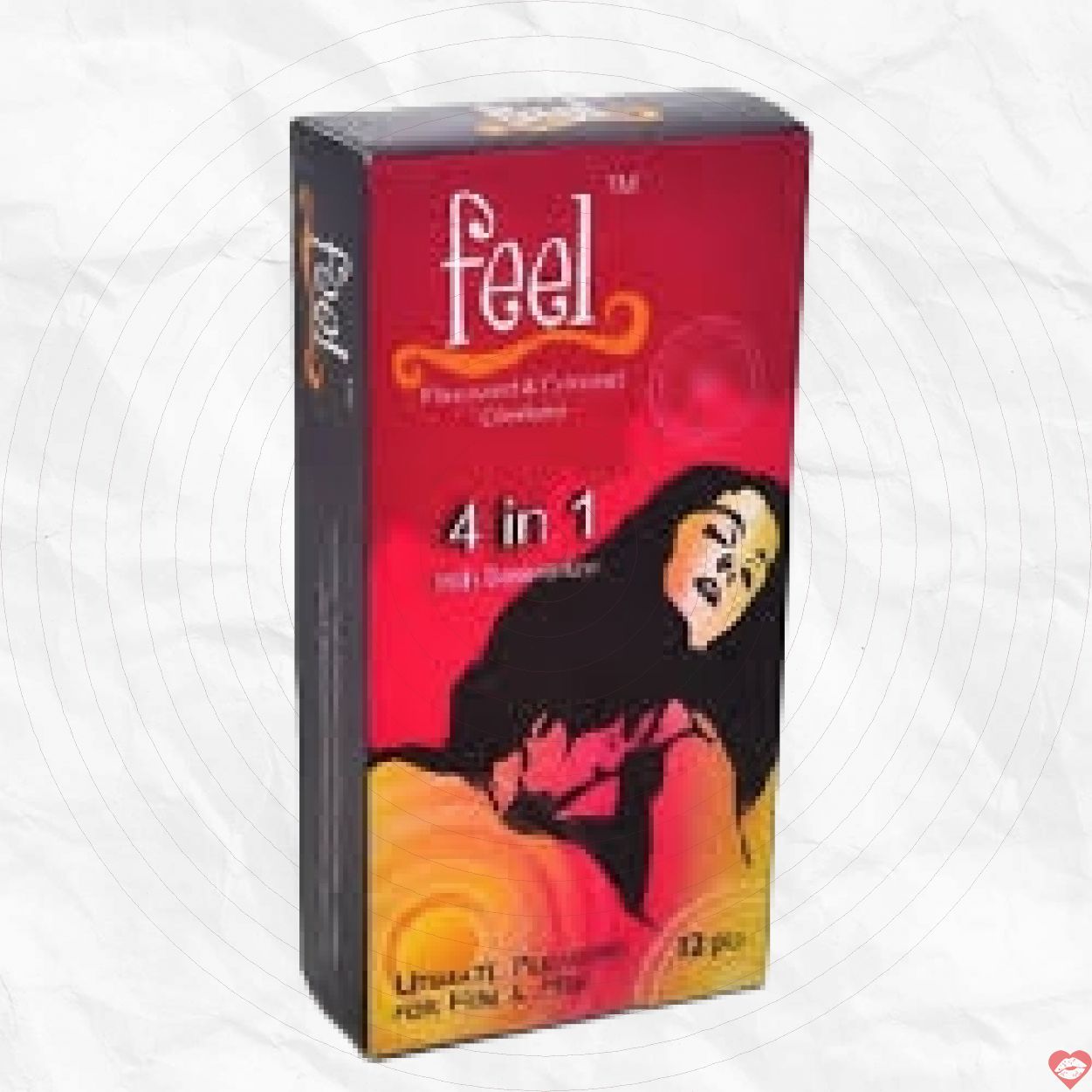 Bao cao su gân gai kéo dài Feel 4 in 1 tăng khoái cảm, bền lâu 