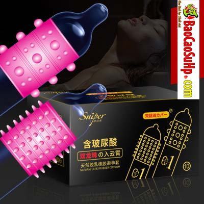 Bao Cao Su Gai To Sniper Double Dragon Ball Tăng Khoái Cảm Cực Mạnh