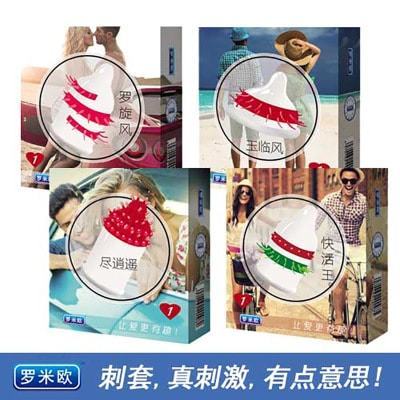 Bao cao su siêu gai Super Silver an toàn kích thích cảm xúc